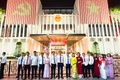 Đoàn đại biểu phường Long Biên tham dự Lễ diễu binh, diễu hành tại Quảng trường Ba Đình