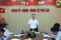 Hội nghị họp tập thể UBND xã Phú Cát – nghe báo cáo thực hiện nhiệm vụ tháng 8, triển khai nhiệm vụ tháng 9