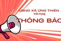 Thông báo Triển khai tổng vệ sinh, khử trùng, tiêu độc sau mùa mưa lũ năm 2025