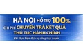 Hà Nội hỗ trợ 100% chi phí chuyển trả kết quả hành chính khi thực hiện dịch vụ công trực tuyến