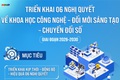 Triển khai 06 Nghị quyết về khoa học công nghệ, đổi mới sáng tạo và chuyển đổi số giai đoạn 2026-2030