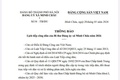 THÔNG BÁO: Lịch tiếp công dân của Bí thư Đảng ủy xã Minh Châu năm 2026