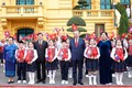 Thiếu nhi Thăng Long vinh dự đón Tổng Bí thư, Chủ tịch nước Lào