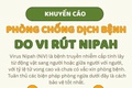 Thông cáo báo chí về dịch bệnh do vi rút Nipah và các biện pháp phòng chống tại Việt Nam