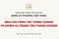 Báo cáo công tác tháng 12/2025 và nhiệm vụ trọng tâm tháng 01/2026