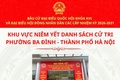 THÔNG BÁO CÁC KHU VỰC BỎ PHIẾU VÀ NIÊM YẾT DANH SÁCH CỬ TRI