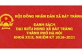 Danh sách chính thức những người ứng cử Đại biểu HĐND xã Bát Tràng khoá XXII, Nhiệm kỳ 2026- 2031.