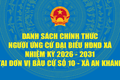 Danh sách người ứng cử Đại biểu Hội đồng Nhân dân xã An Khánh nhiệm kỳ 2026 - 2031 tại Đơn vị bầu cử số 10