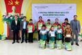 TẬP ĐOÀN THAI BINH SEED PHỐI HỢP VỚI HTX NN DÂN HOÀ TRAO QUÀ QUỸ NIÊU VÀNG CHO HỌC SINH CÓ HOÀN CẢNH KHÓ KHĂN
