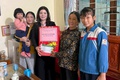 Phòng giao dịch Ngân hàng Chính sách xã hội Sóc Sơn thăm, tặng quà Tết Bính Ngọ 2026 tại xã Đa Phúc