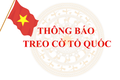 Thông báo về việc treo cờ Tổ quốc chào mừng bầu cử