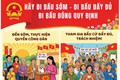 Hãy đi bầu cử sớm - đi bầu đầy đủ - đi bầu đúng quy đinh!