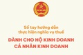 Hướng dẫn chính sách thuế mới cho hộ kinh doanh, cá nhân kinh doanh