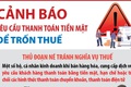 Cảnh báo hành vi yêu cầu thanh toán tiền mặt để trốn thuế