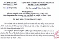 Thông báo số 47/TB-UBBC ngày 20/3/2026 của Ủy ban bầu cử phường Tây Tựu về việc công khai Nghị quyết công bố danh sách người trúng cử đại biểu HĐND phường Tây Tựu nhiệm kỳ 2026 - 2031