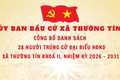 Ủy ban Bầu cử xã Thường Tín công bố kết quả bầu cử và danh sách những người trúng cử đại biểu HĐND xã khóa II, nhiệm kỳ 2026–2031