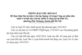 Phường Phú Thượng thông báo thu hồi đất thực hiện dự án nhà ở xã hội cho lực lượng vũ trang Công an Nhân dân
