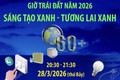 Phường Dương Nội hưởng ứng chiến dịch Giờ trái đất năm 2026