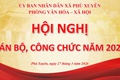Phòng Văn hóa – Xã hội xã Phú Xuyên tổ chức
         Hội nghị cán bộ, công chức năm 2026