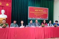 Cử tri thôn Phú Lương Hạ tham dự Hội nghị tiếp xúc, vận động bầu cử đại biểu HĐND đơn vị số 5