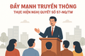 Đảng ủy phường Ngọc Hà triển khai truyền thông thực hiện Nghị quyết 57-NQ/TW