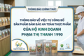THÔNG BÁO VỀ VIỆC TỰ CÔNG BỐ SẢN PHẨM ĐẢM BẢO AN TOÀN THỰC PHẨM CỦA HỘ KINH DOANH PHẠM THỊ THANH 1990
