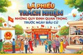 Những quy định quan trọng trước ngày bầu cử