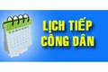  THÔNG BÁO LỊCH TIẾP CÔNG DÂN ĐỊNH KỲ THÁNG 4 NĂM 2026 