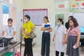 Đoàn kiểm tra công tác y tế trường học phường Yên Sở làm việc với trường mầm non A Tứ Hiệp