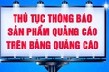 Phường Long Biên triển khai tiếp nhận thủ tục hành chính thông báo sản phẩm quảng cáo trên bảng quảng cáo, băng rôn