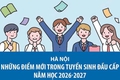 Những điểm mới trong tuyển sinh đầu cấp năm học 2026-2027 tại Hà Nội