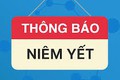 Niêm yết công khai phương án dự thảo bồi thường, hỗ trợ và tái định cư đối với hộ ông Lê Ngọc Liêm (thôn Bài Trượng)