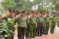 Công an phường Cầu giấy tổ chức dâng hương tưởng niệm các anh hùng liệt sỹ