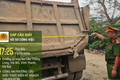Công an phường Cầu giấy tăng cường rà soát phương tiện ôtô tải tự đổ, xe sơ mi rơ moóc tự đổ