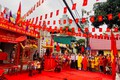 Ấn tượng nghi thức rước cấp thủy lễ hội đình làng Nam Dư Hạ, phường Hoàng Mai