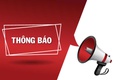 Thông báo lựa chọn tổ chức hành nghề đấu giá tài sản