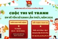  PHÁT ĐỘNG CUỘC THI VẼ TRANH

