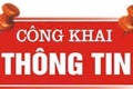 V/v công khai TTHC được sửa đổi, bổ sung thuộc lĩnh vực liên quan đến hoạt động sản xuất, kinh doanh 