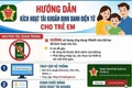 Tuyên truyền hướng dẫn kích hoạt tài khoản định danh điện tử cho trẻ em.