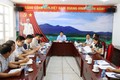 UBND XÃ BA VÌ LÀM VIỆC VỚI CÁC DỰ ÁN CHẬM TIẾN ĐỘ.