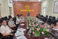 Làm việc với các đơn vị Quốc phòng về bàn giao mặt bằng thực hiện các dự án trên địa bàn phường