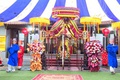 Đồng chí Nguyễn Thanh Bình-Bí thư Đảng ủy, Chủ tịch HĐND xã dâng lễ tại lễ hội truyền thống Đình làng Đại Tự năm 2026