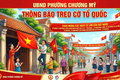 Thông báo treo cờ Tổ quốc chào mừng kỷ niệm 51 năm Ngày Giải phóng miền Nam 30/4; 140 năm ngày Quôc tế lao động 1/5; 72 năm Ngày Giải phóng Điện Biên Phủ 7/5