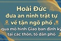 Hoài Đức đưa an ninh trật tự về ngõ phố qua mô hình “Giao ban định kỳ tại các thôn, tổ dân phố”