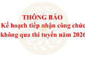 Chi cục An toàn vệ sinh thực phẩm Hà Nội thông báo kế hoạch tiếp nhận công chức không qua thi tuyển năm 2026