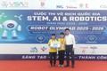 Tuổi trẻ Minh Châu tự hào góp mặt tại đấu trường Robotics quốc tế.
