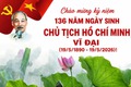 Kỷ niệm 136 năm ngày sinh Chủ tịch Hồ Chí Minh (19/5/1890 - 19/5/2026) và 115 năm Ngày Bác Hồ ra đi tìm đường cứu nước (05/6/1911 - 05/6/2026): Nhớ về Bác - Lãnh tụ vĩ đại của dân tộc Việt Nam!