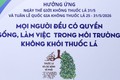 Quyết tâm xây dựng môi trường sống trong lành sạch bóng khói thuốc lá