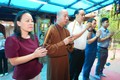 Lãnh đạo Khu di tích lịch sử Đền Hùng dâng hương tại đình làng Ngô Sài nhân lễ sinh thần Công chúa Ả Lã Nương Đề