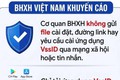 Bảo hiểm Xã hội Việt Nam cảnh báo ứng dụng vssid giả mạo chứa mã độc nguy hiểm (25/5)